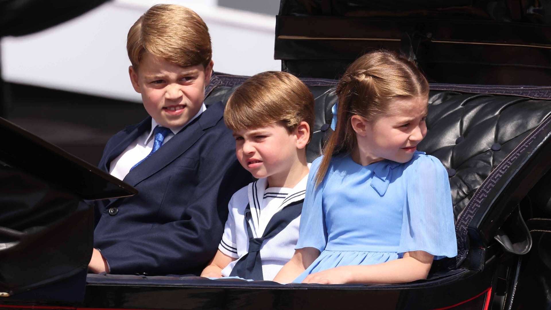 Filhos de Kate Middleton e príncipe William roubam a cena no Jubileu de Platina da Rainha