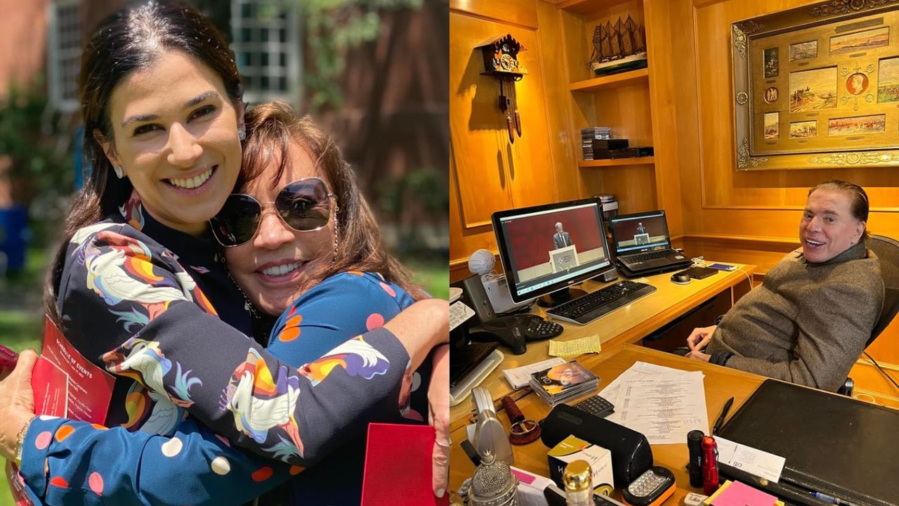Silvio Santos assiste formatura de Renata Abravanel em Harvard