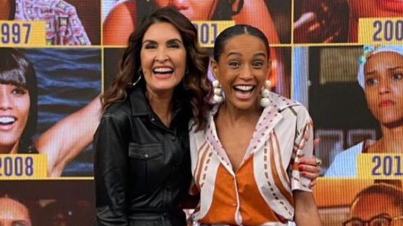 Taís Araújo homenageia Fátima Bernardes após participação no Encontro: ”Sou muito fã”