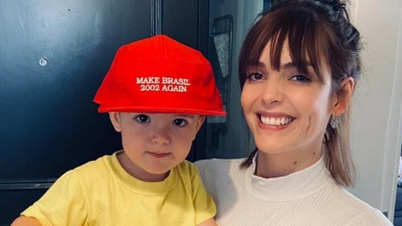 Titi Müller relembra vídeo encantador do filho, Benjamin, quando tinha 2 meses: ”Piscou e você vai fazer 2 anos”