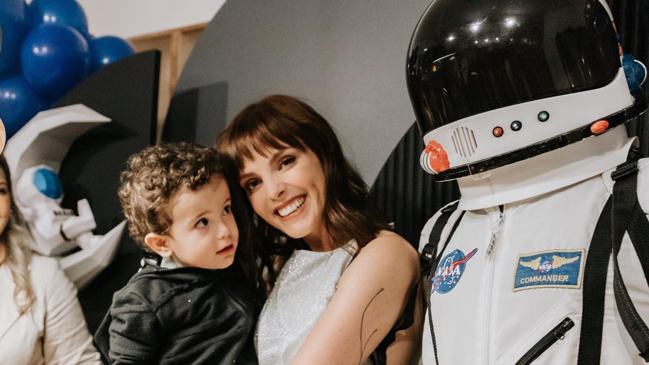 Titi Müller mostra detalhes da festa de aniversário de Benjamin