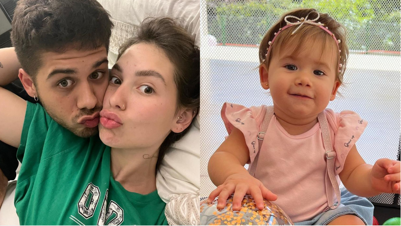Filha de Virginia Fonseca e Zé Felipe esbanja fofura ao surgir sorridente em clique