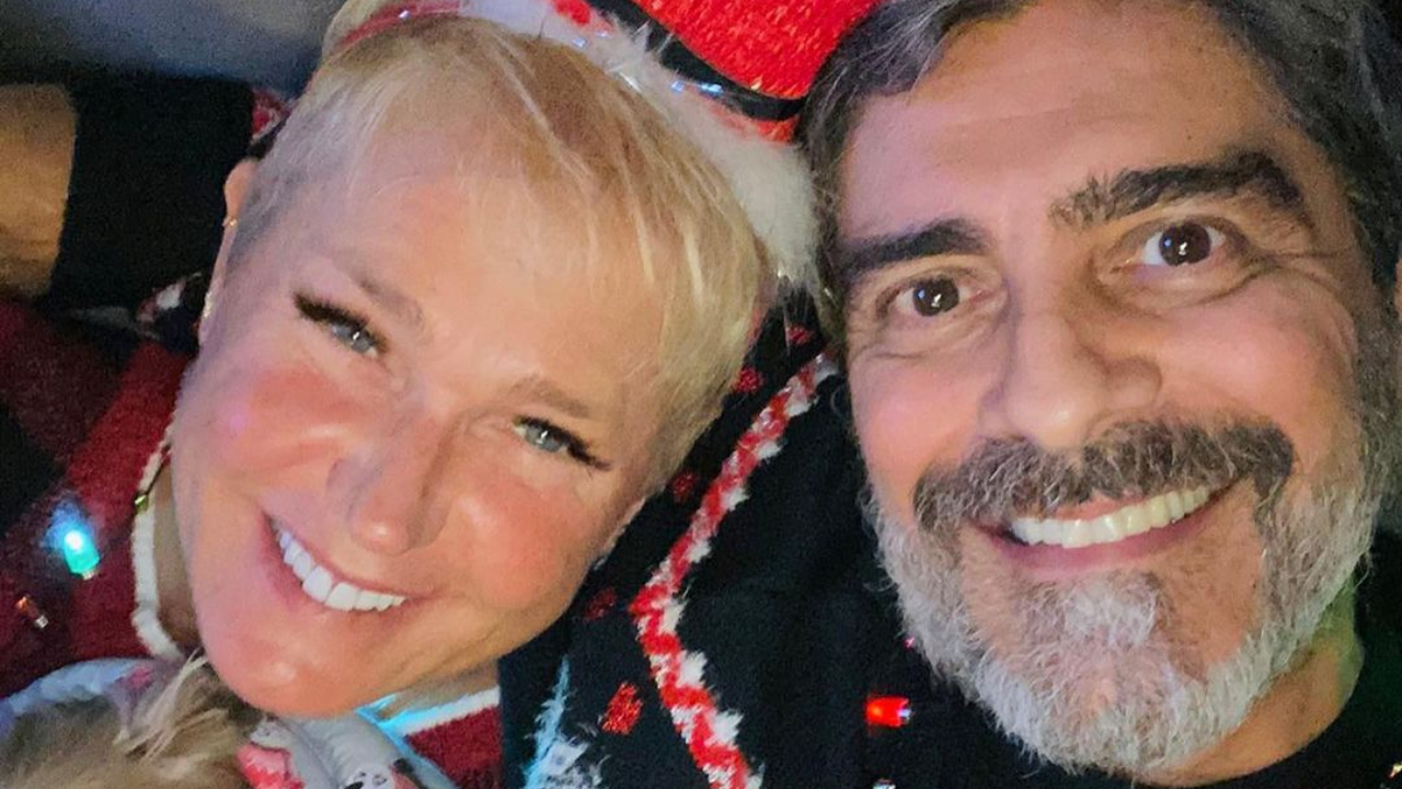 Xuxa Meneghel se declara para o marido, Junno Andrade: ”Te amo para sempre”