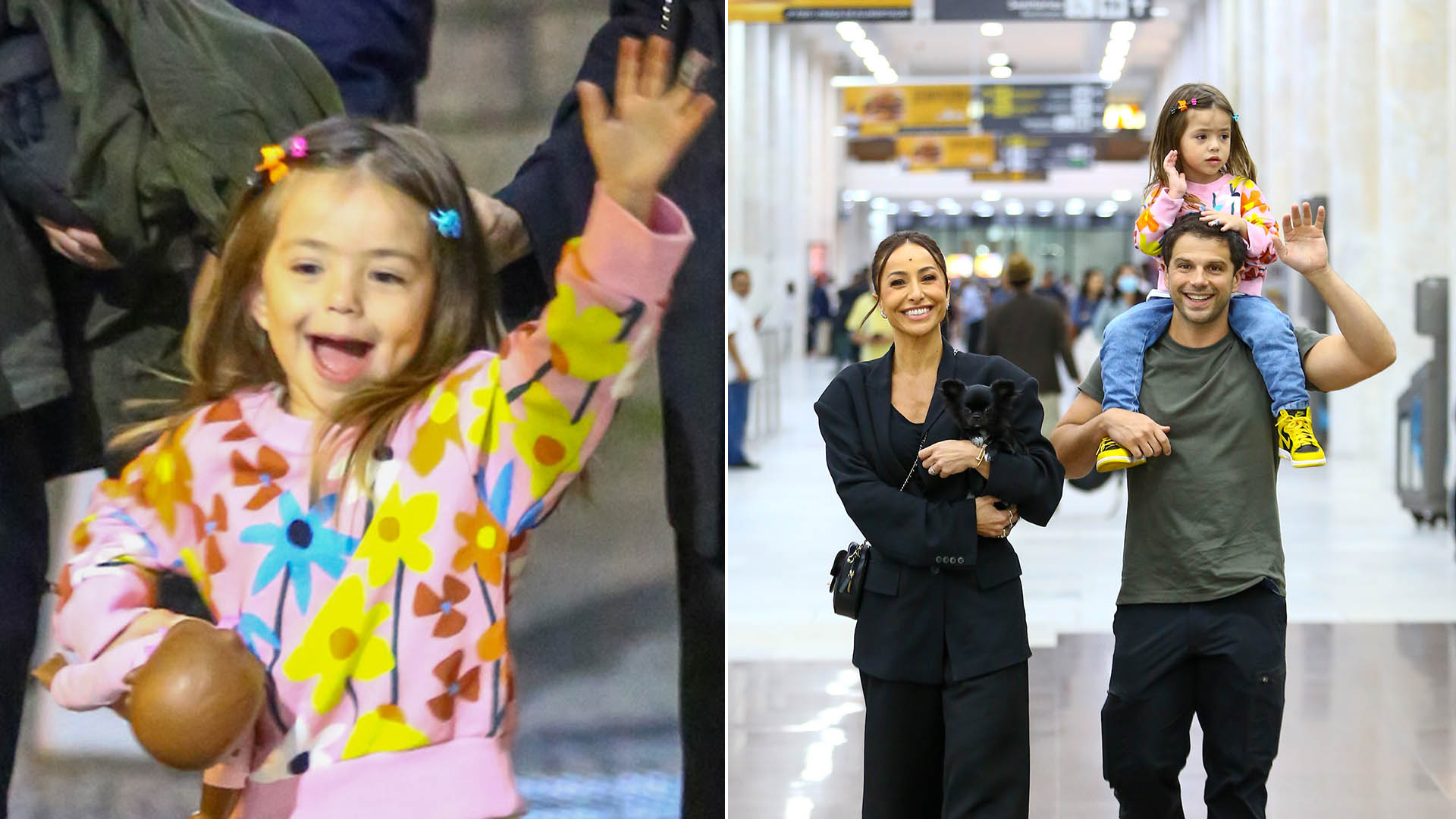 Filha de Sabrina Sato e Duda Nagle esbanja fofura em novo flagra