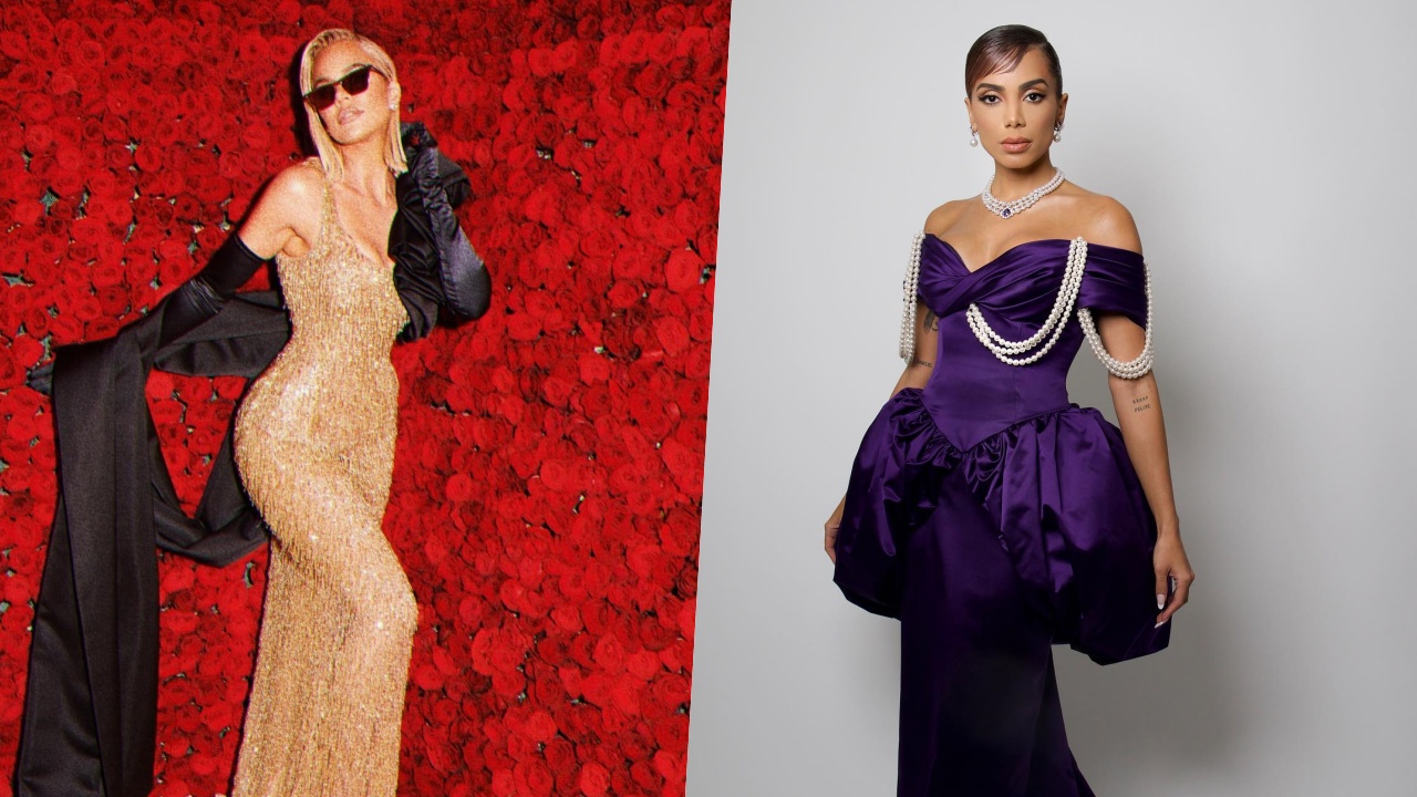 Khloé Kardashian revela conversa com Anitta nos bastidores do MET Gala 2022
