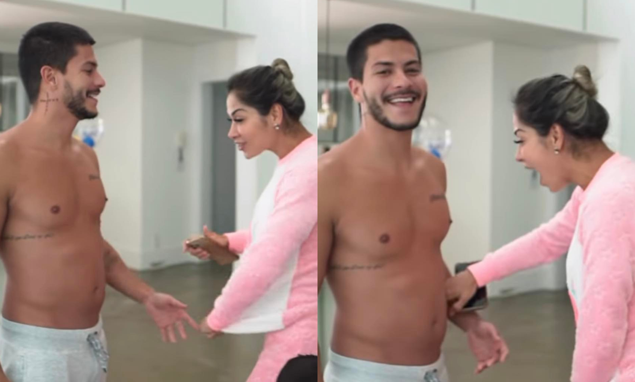 Arthur Aguiar faz tatuagens em homenagem à Maíra Cardi, à filha e aos fãs