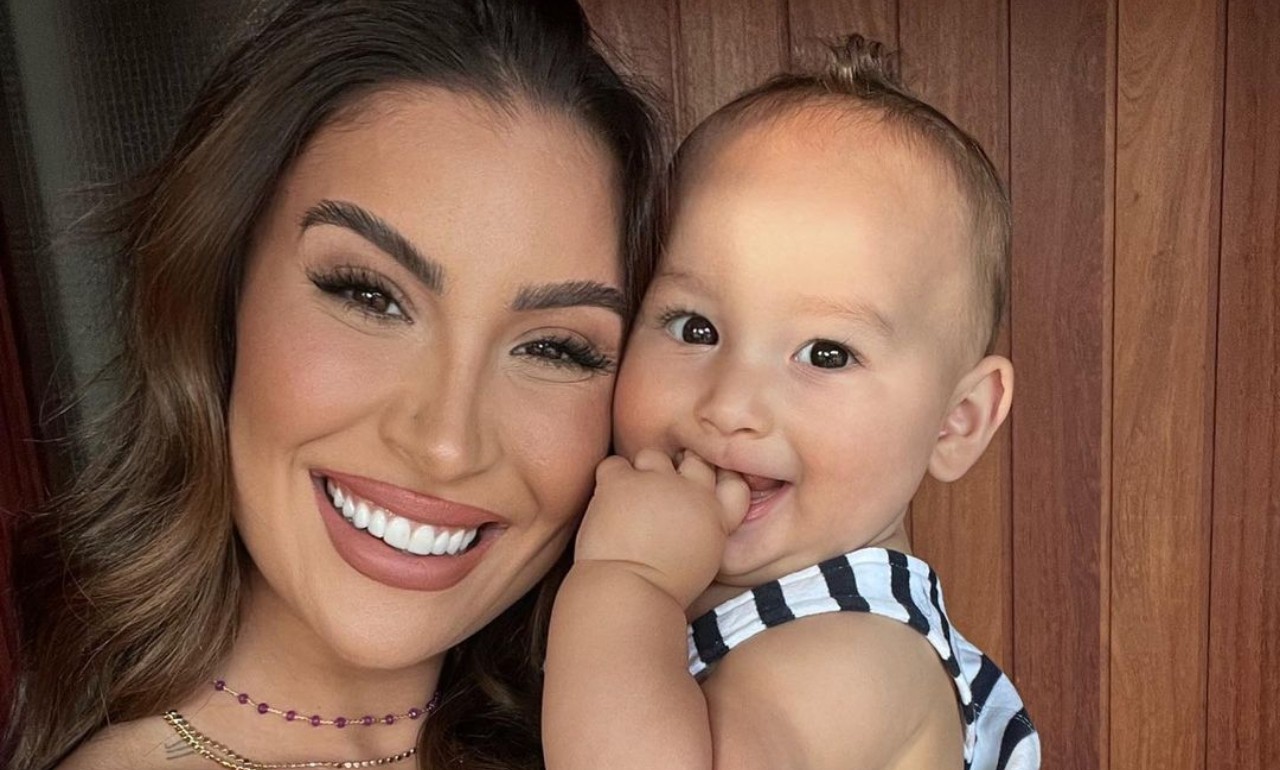 Cris, filho de Bianca Andrade e Fred, explode o fofurômetro com foto 3×4
