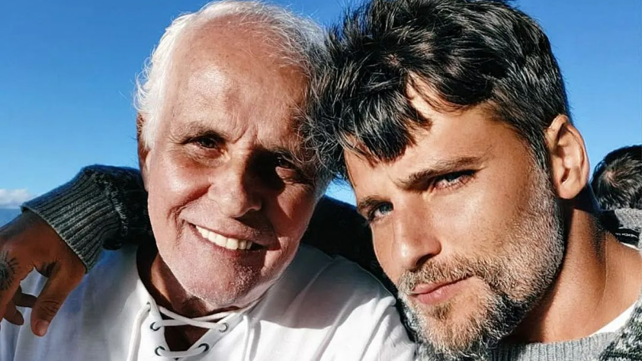 Bruno Gagliasso publica bela foto ao parabenizar o pai, Paulo César Marques: ”Te amo”