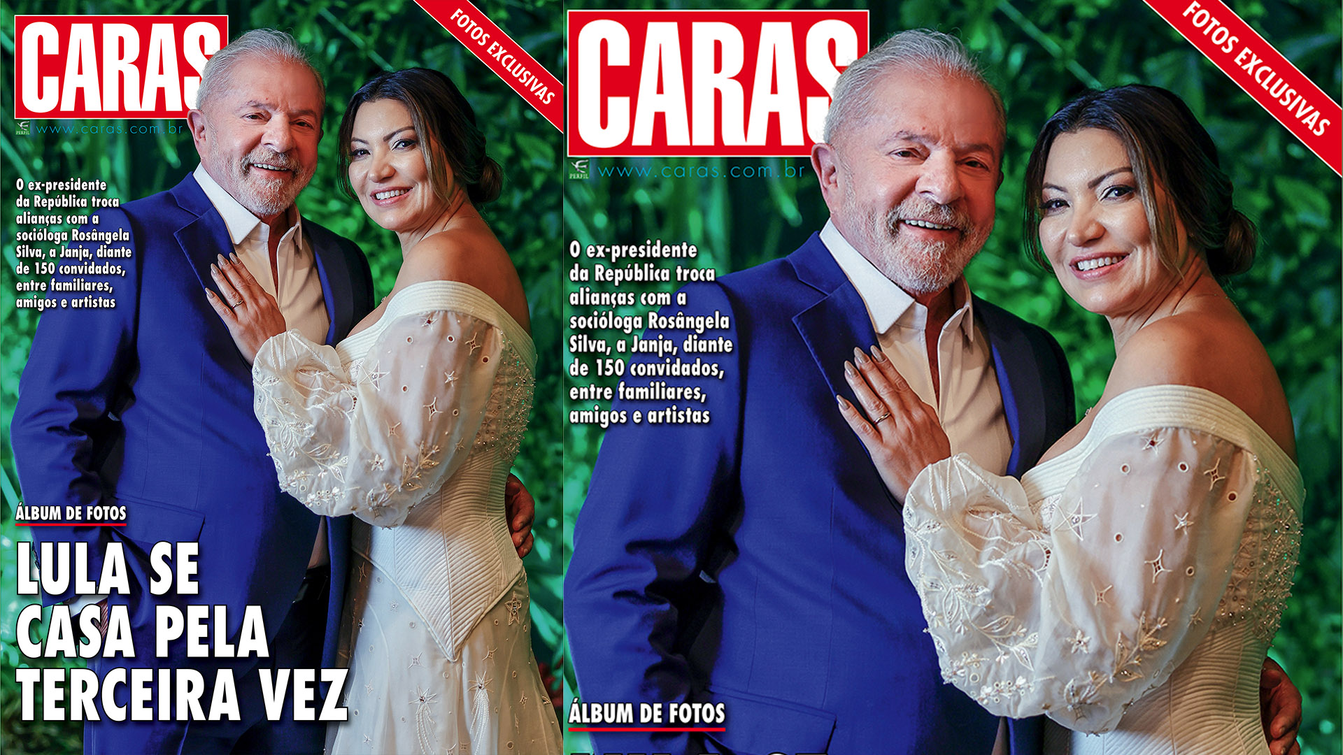 Especial CARAS – Fotos exclusivas do casamento do ex-presidente Lula com Rosângela Silva