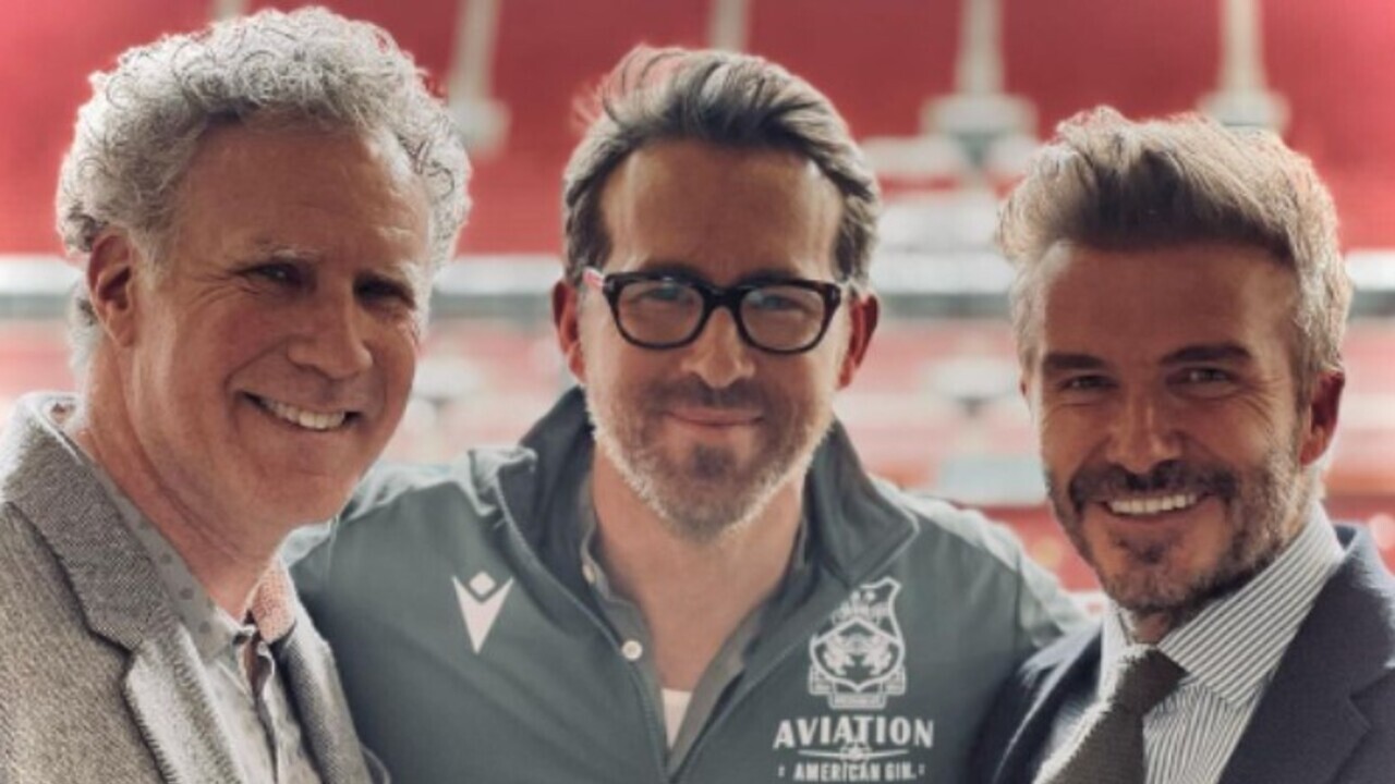David Beckham posta foto ao lado de Ryan Reynolds e Will Farrell