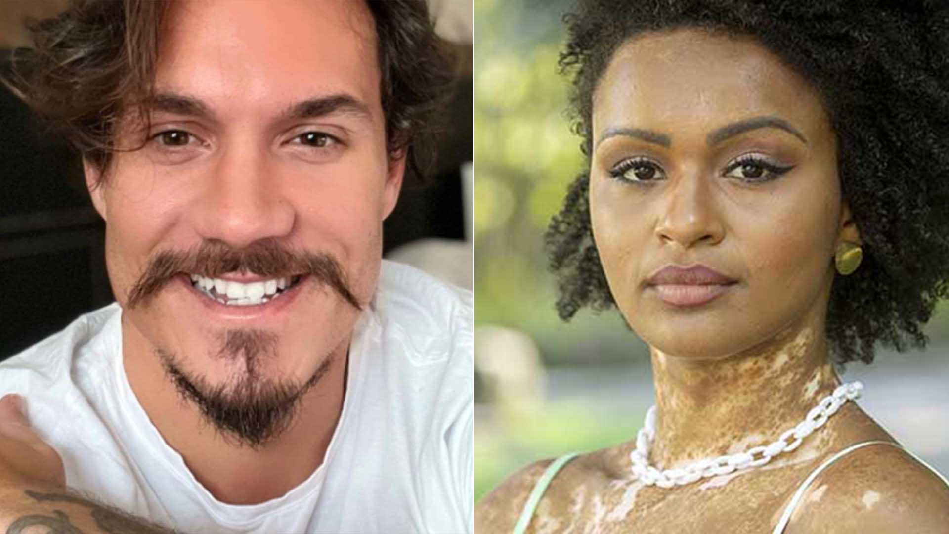 Ex-BBB Eliezer joga indireta e Natália Deodato responde na lata