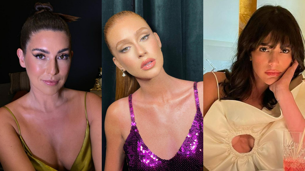 Fe Paes Leme relembra encontro especial que teve com Marina Ruy Barbosa e Bruna Marquezine: ”São tantas emoções nesse TBT”
