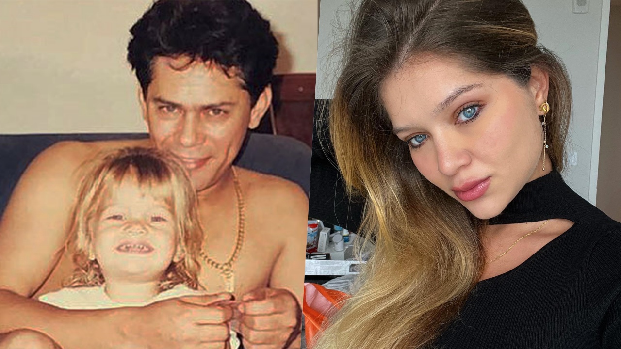 Filha do cantor Leandro exibe barrigão de oito meses: ”Estamos te esperando com muito amor”