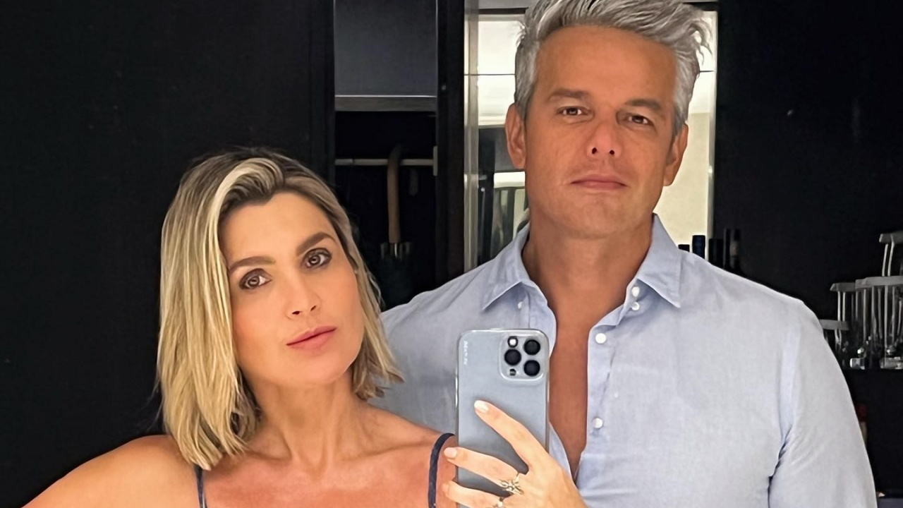 Flávia Alessandra se declara no aniversário de Otaviano Costa: “Ele é único”