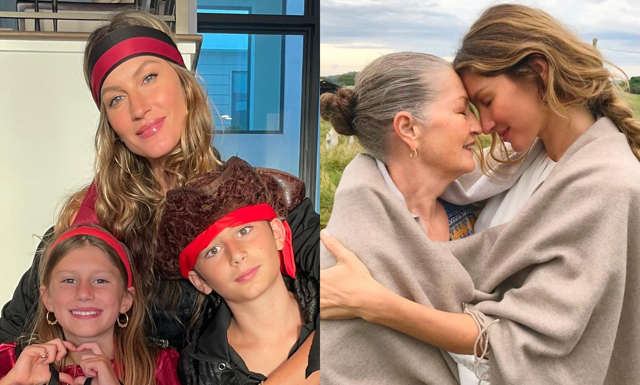 Gisele Bündchen faz lindo texto para comemorar o Dia das Mães: ”Nos desafia e inspira a sermos melhores”