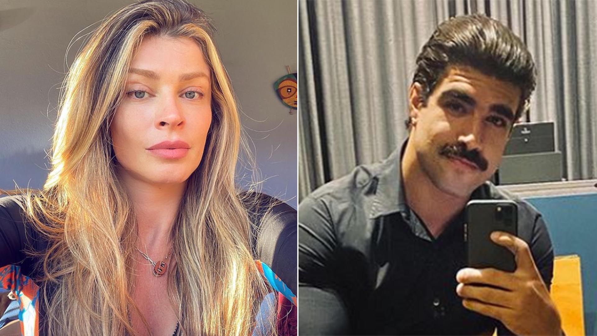 Grazi Massafera comenta em foto do ex, Caio Castro, com a namorada