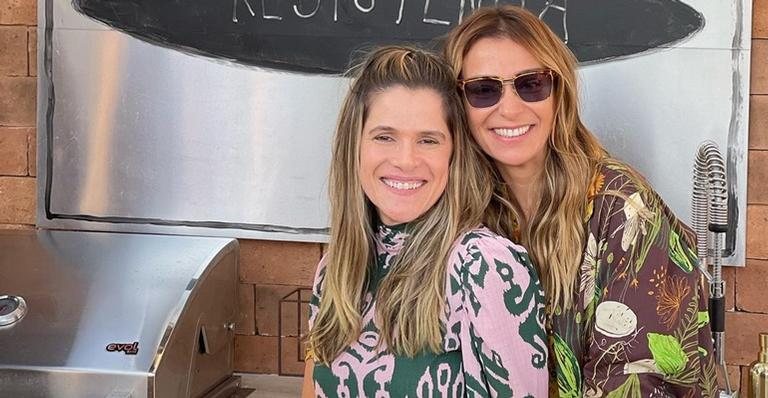 Mônica Martelli ganha homenagem de aniversário da amiga, Ingrid Guimarães