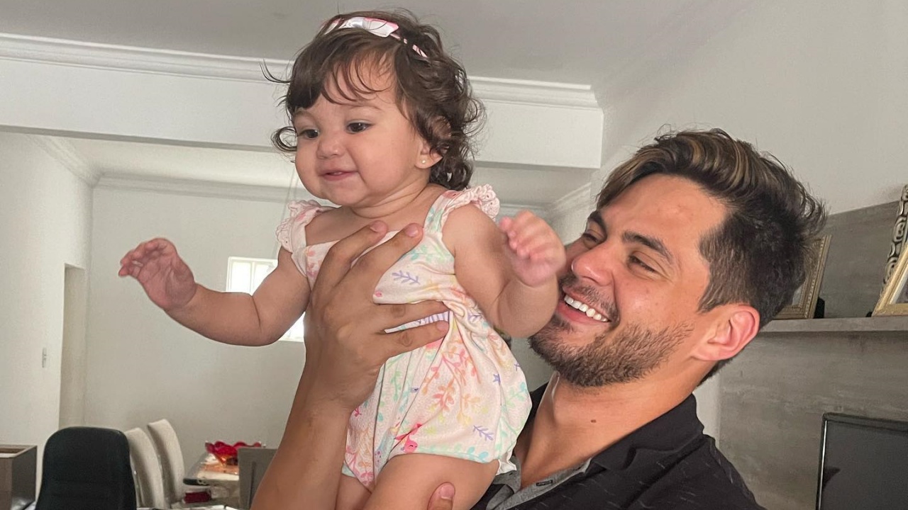 Lucas Veloso celebra aniversário da filha: “Dia da minha princesa”