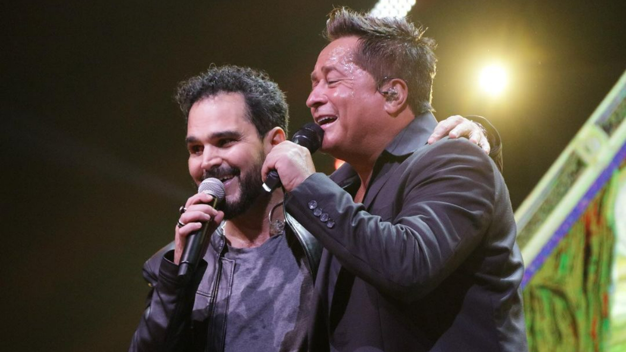 Luciano Camargo relembra clique ao lado Leonardo durante a primeira edição do AMIGOS: ”Direto do túnel do tempo”