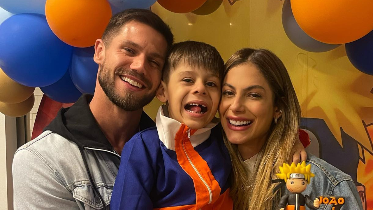 Jonas Sulzbach e Mari Gonzalez mostram a festa de aniversário do filho do ex-BBB