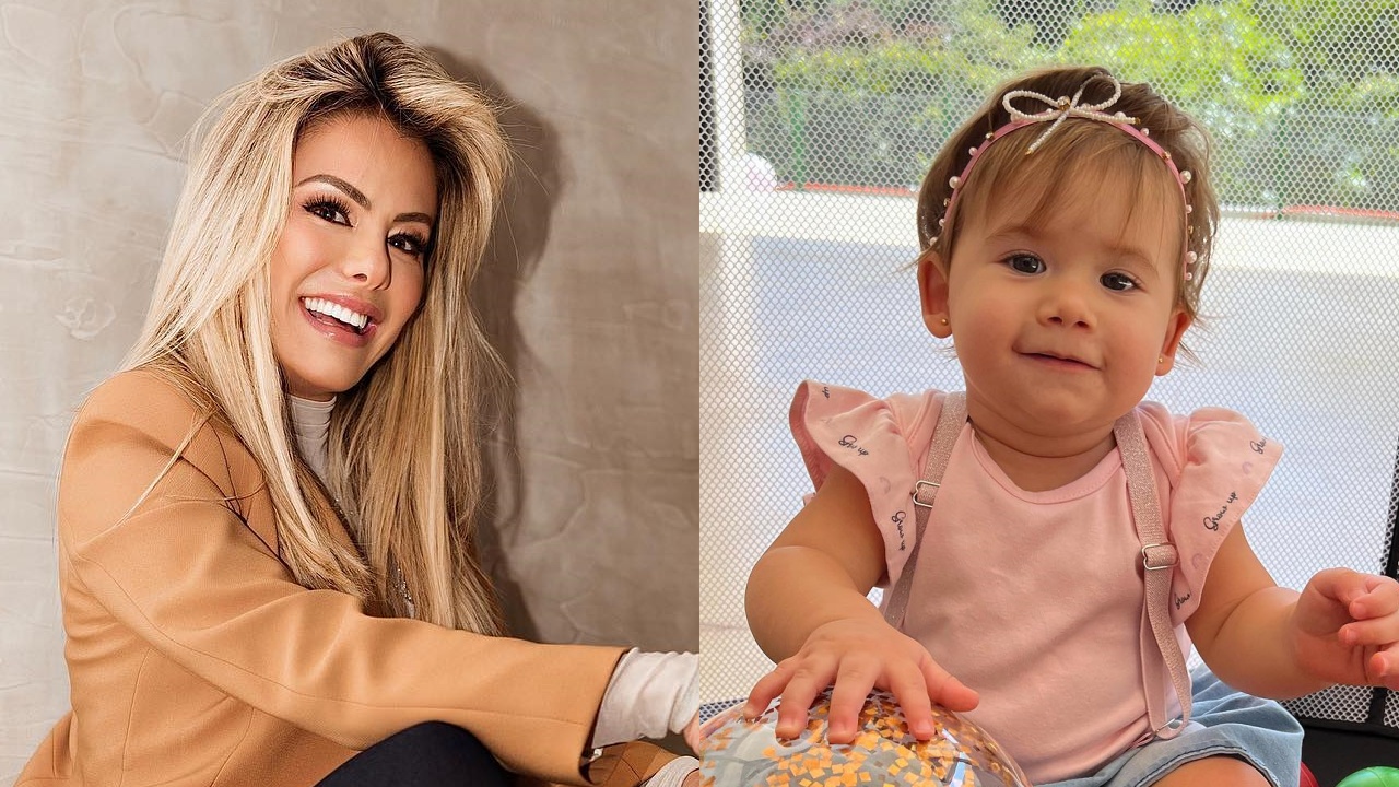 Poliana Rocha comemora aniversário de 1 ano da neta, Maria Alice: “Presente belíssimo”