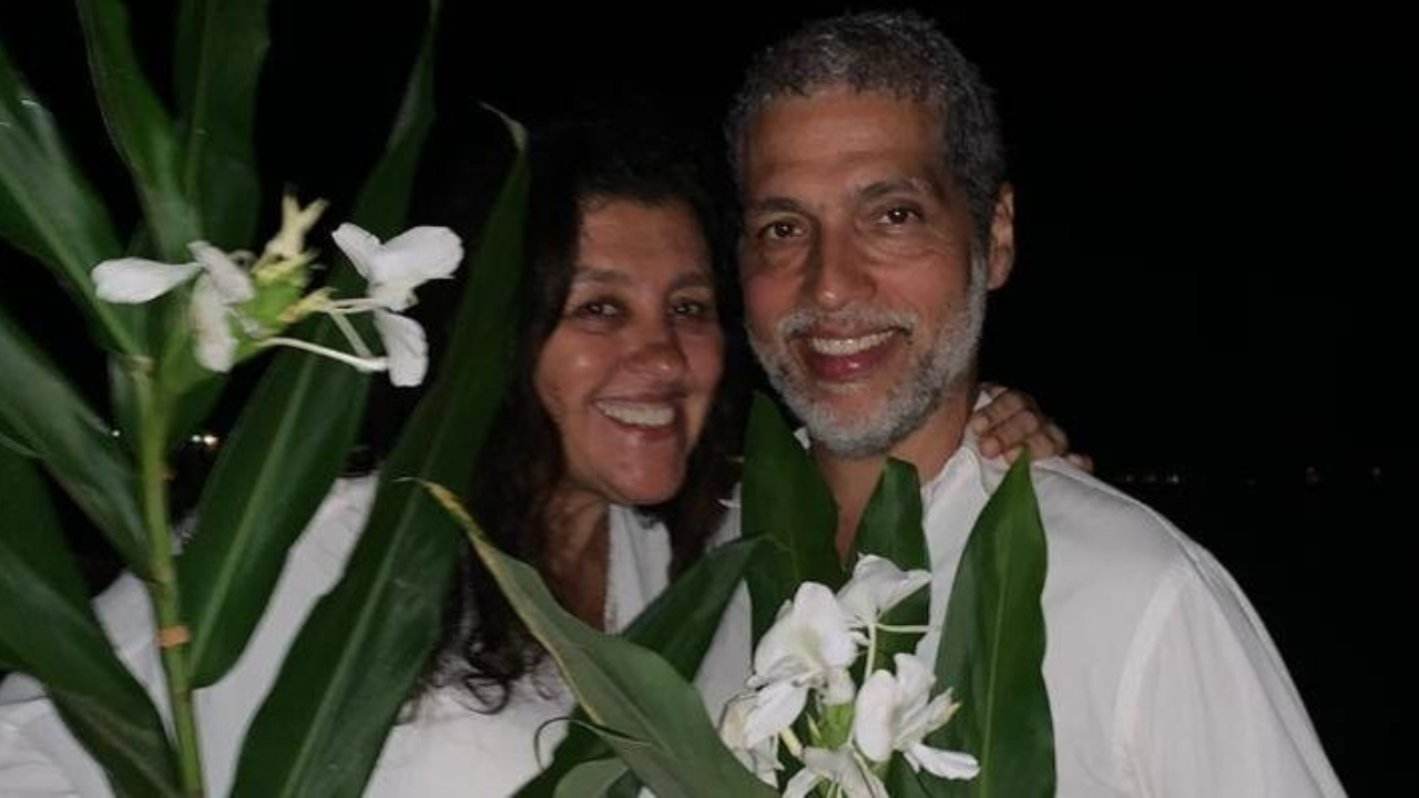 Regina Casé relembra seu casamento com Estêvāo Ciavatta: ”Nosso imenso sim”