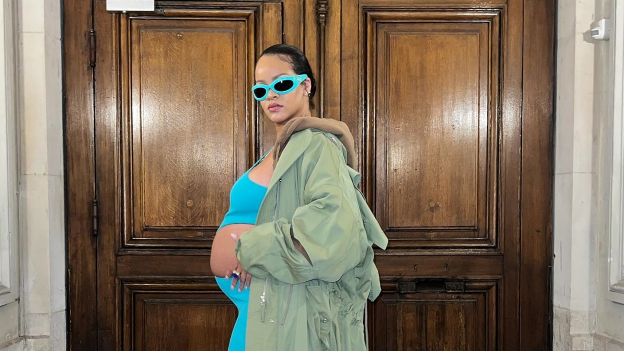 Rihanna usa look avaliado em R$ 18,5 mil para noite romântica com A$AP Rocky