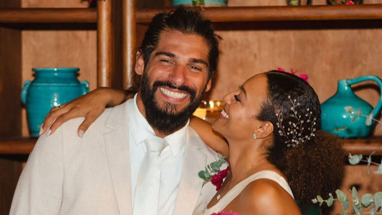 Sheron Menezzes celebra três semanas de casada lembrando cliques da cerimônia: ”Ainda não superei esse dia”