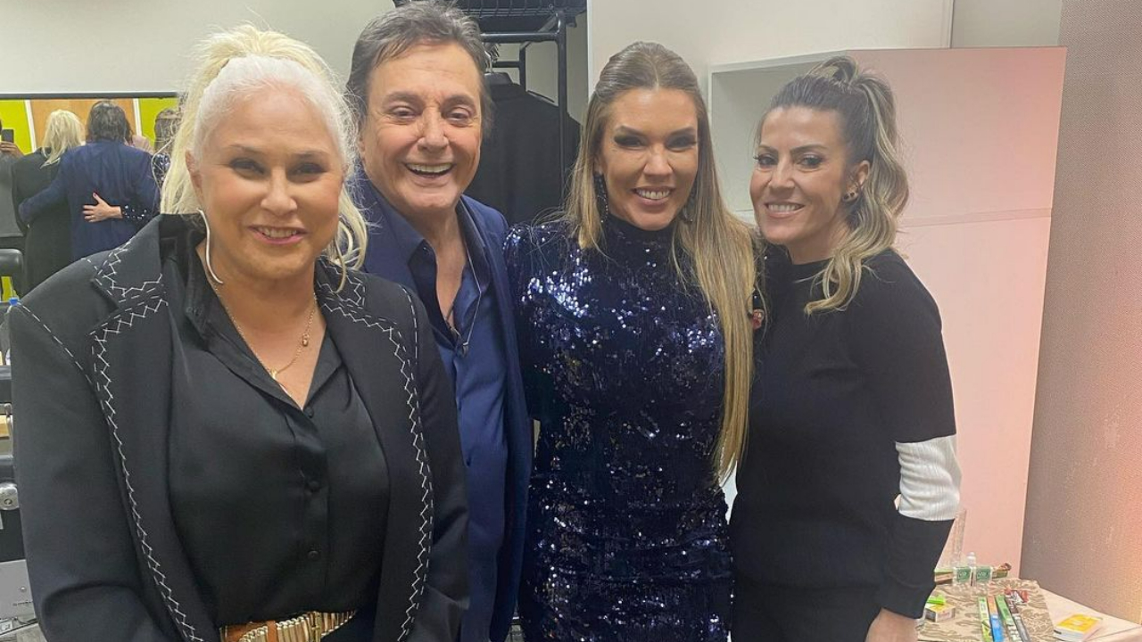 Simony se encontra com Fábio Jr. e Fafá de Belém em gravação: ”Muita emoção!”