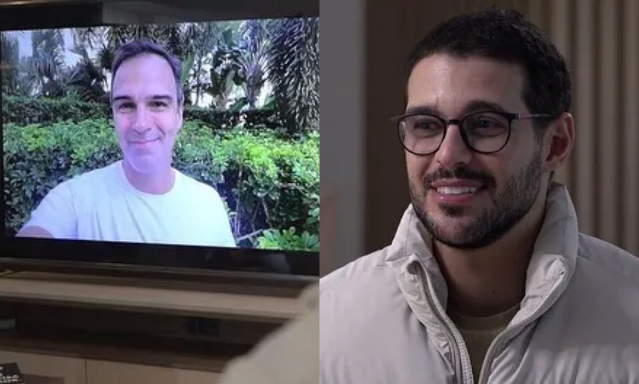 Tadeu Schmidt se emociona após reportagem de Rodrigo Mussi: ”Quero te encontrar pessoalmente”