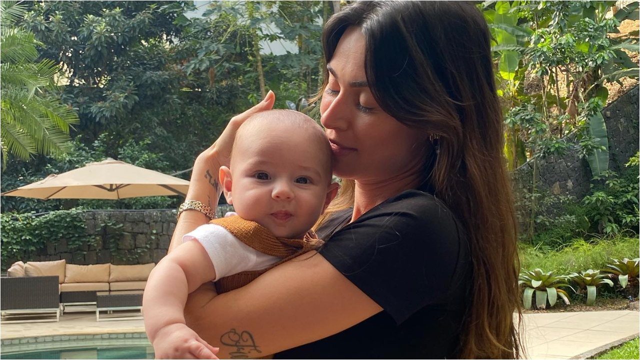 Alerta de fofura! Thaila Ayala e Francisco surgem curtindo momento mãe e filho