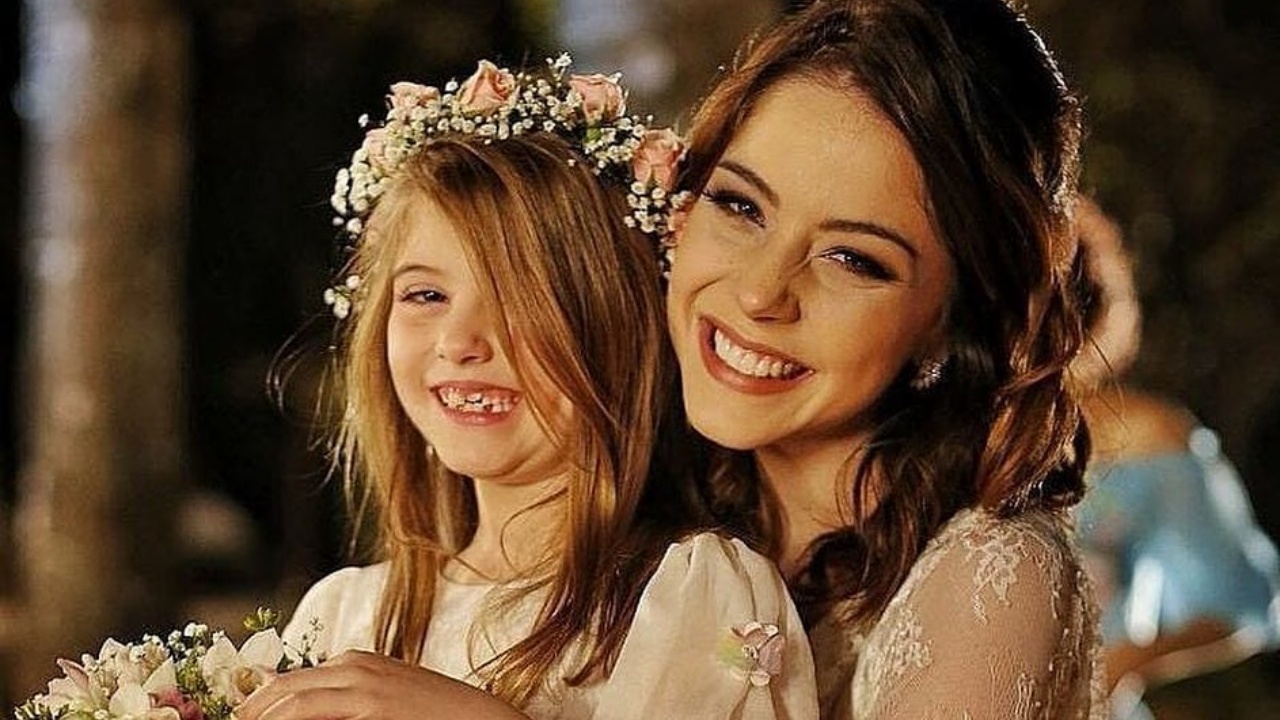 Bia Arantes mostra registros dos bastidores de ‘Carinha de Anjo’: ”Casamento Gucilia”