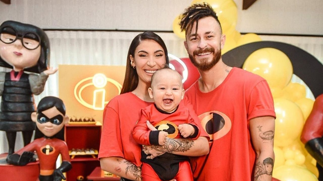 Bianca Andrade e Fred celebram mêsversário do filho, Cris com festa temática do filme “Os Incríveis”