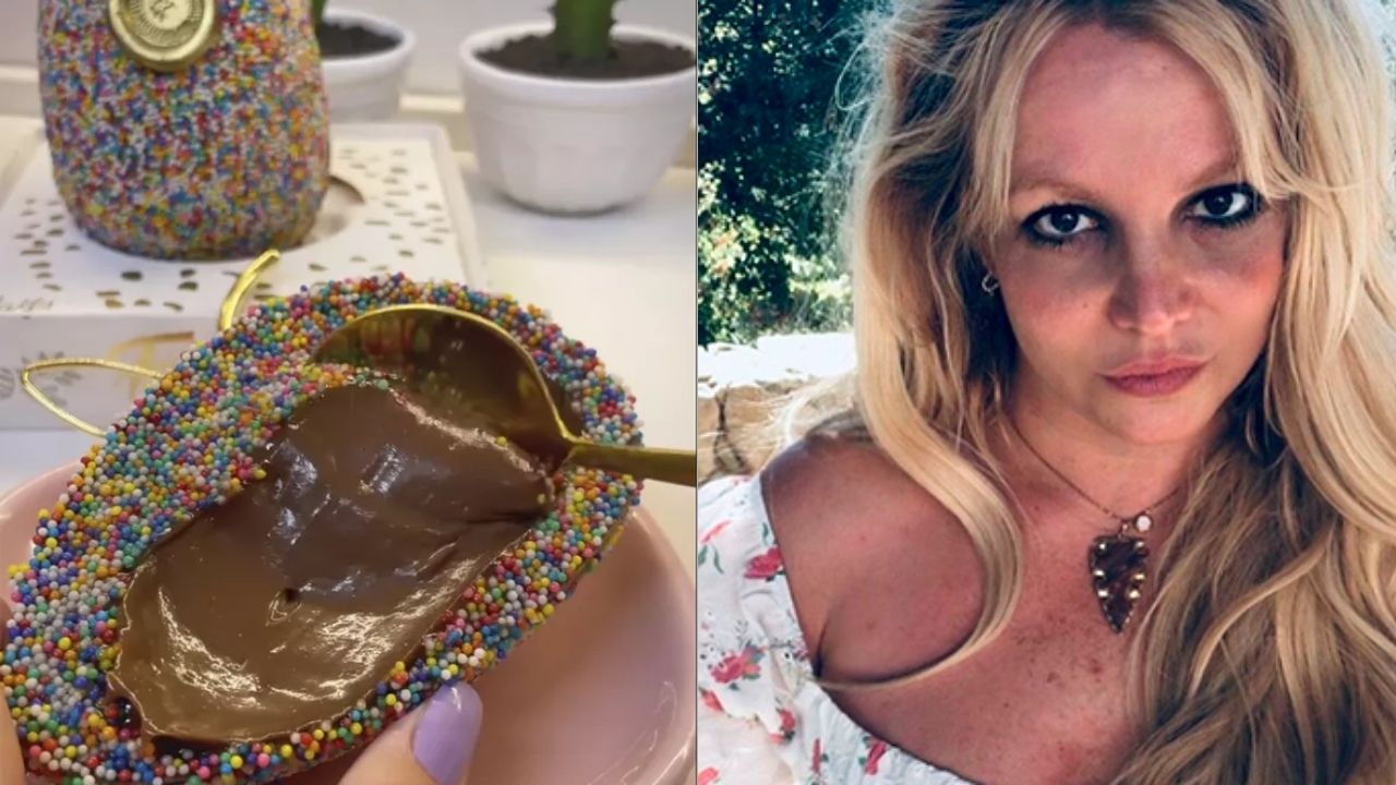 Britney Spears compartilha vídeo de ovo de Páscoa feito por confeitaria de Rondônia