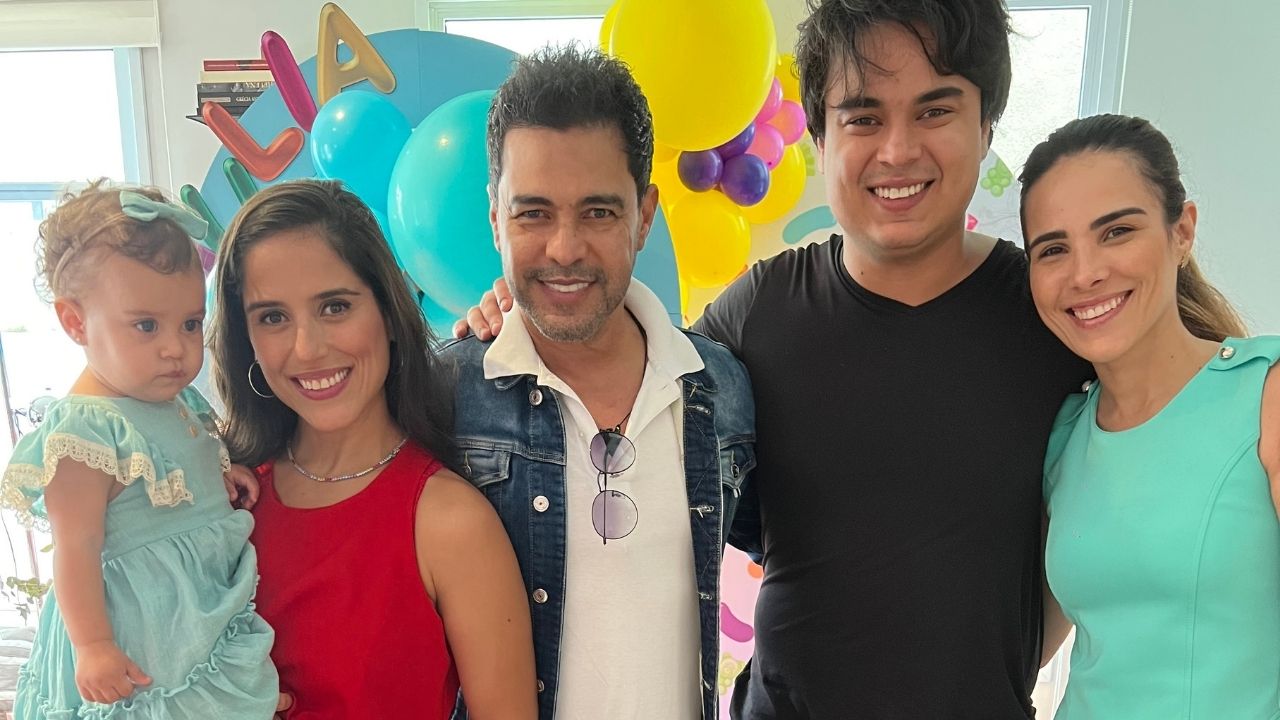 Camilla Camargo reúne a família para celebrar 1° aniversário da filha caçula, Julia