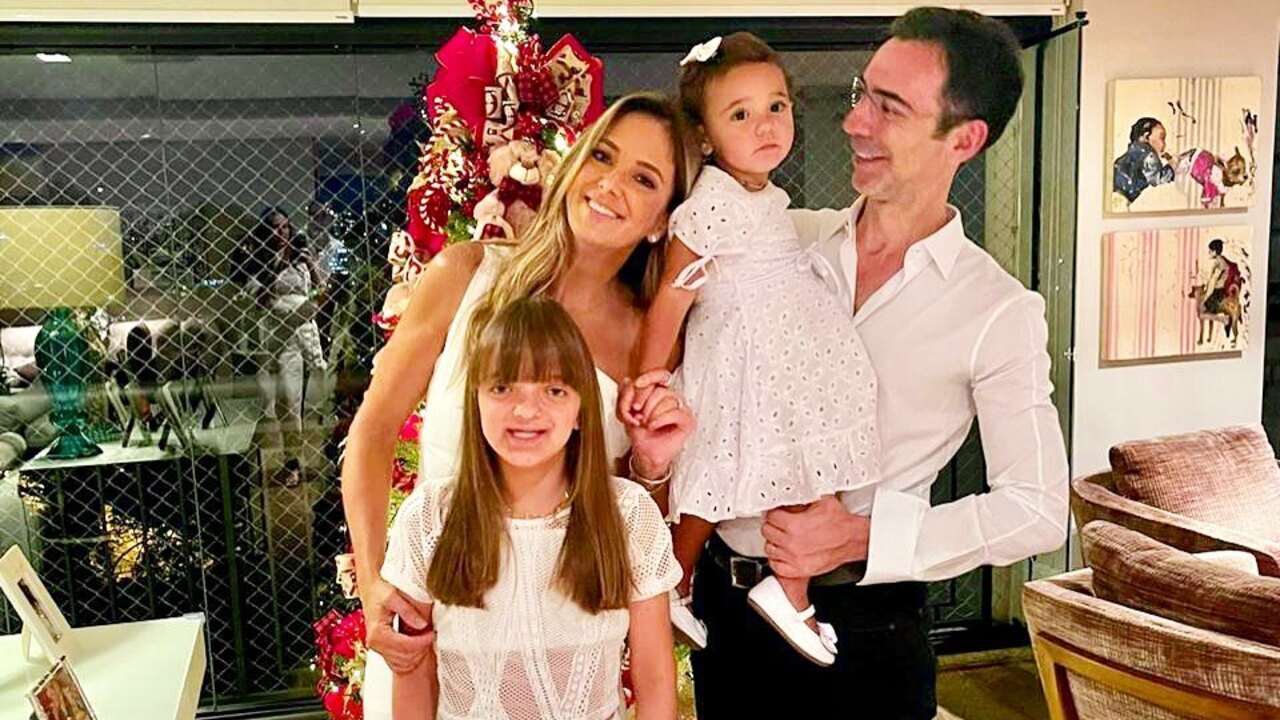 No Dia da Mulher, César Tralli faz declaração especial para Ticiane Pinheiro e as filhas