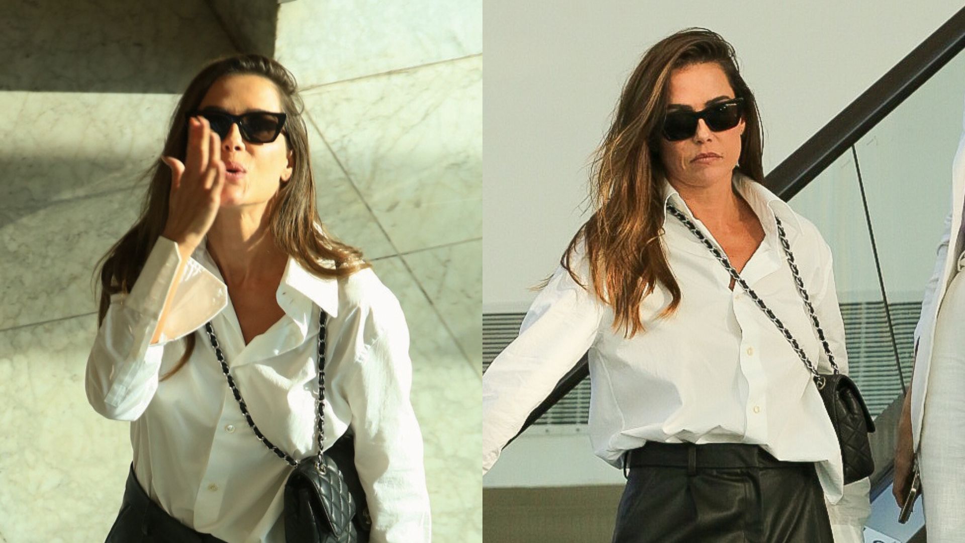 Deborah Secco surpreende paparazzi ao ser fotografada em shopping do Rio