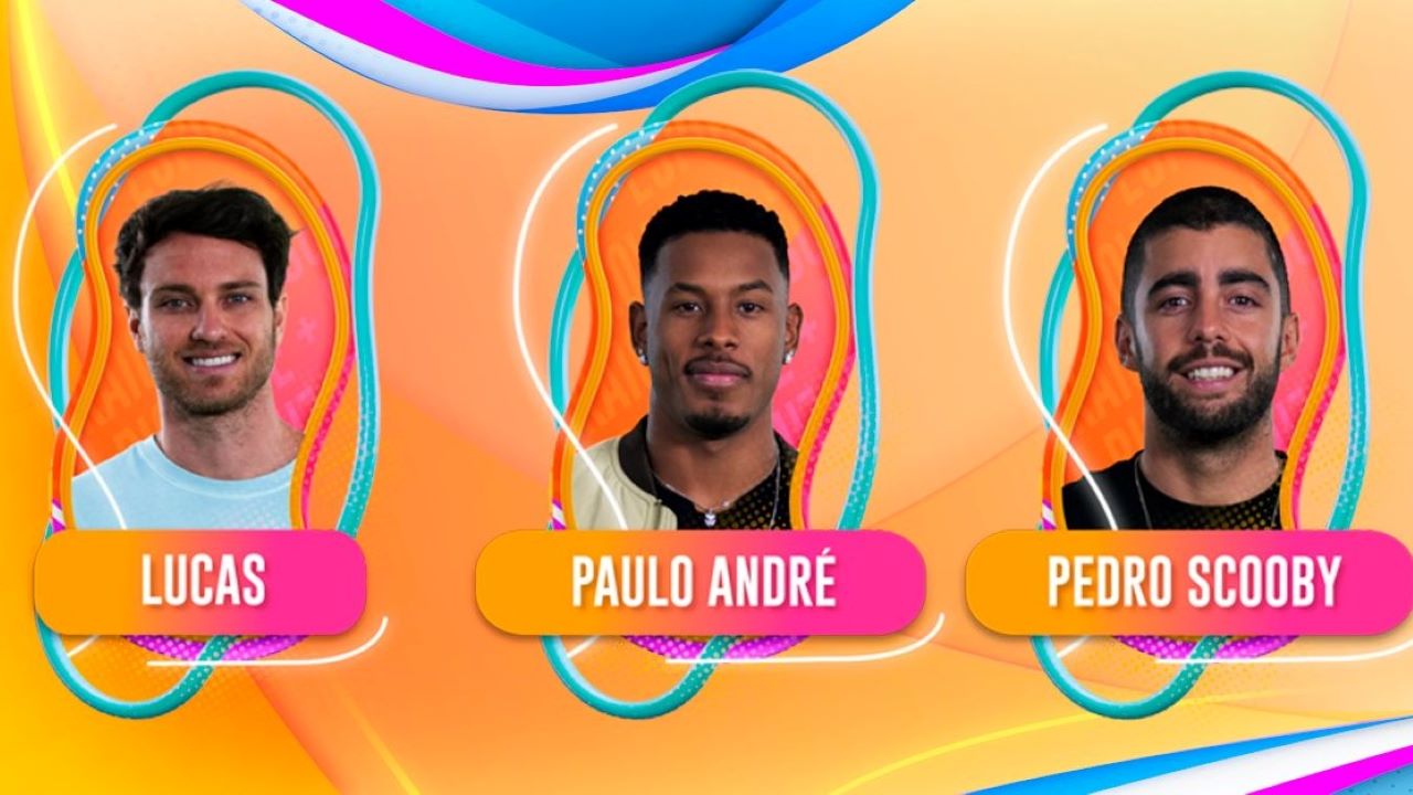 BBB 22: Lucas Bissoli, Paulo André e Pedro Scooby formam o 10º paredão; vote em quem deve sair