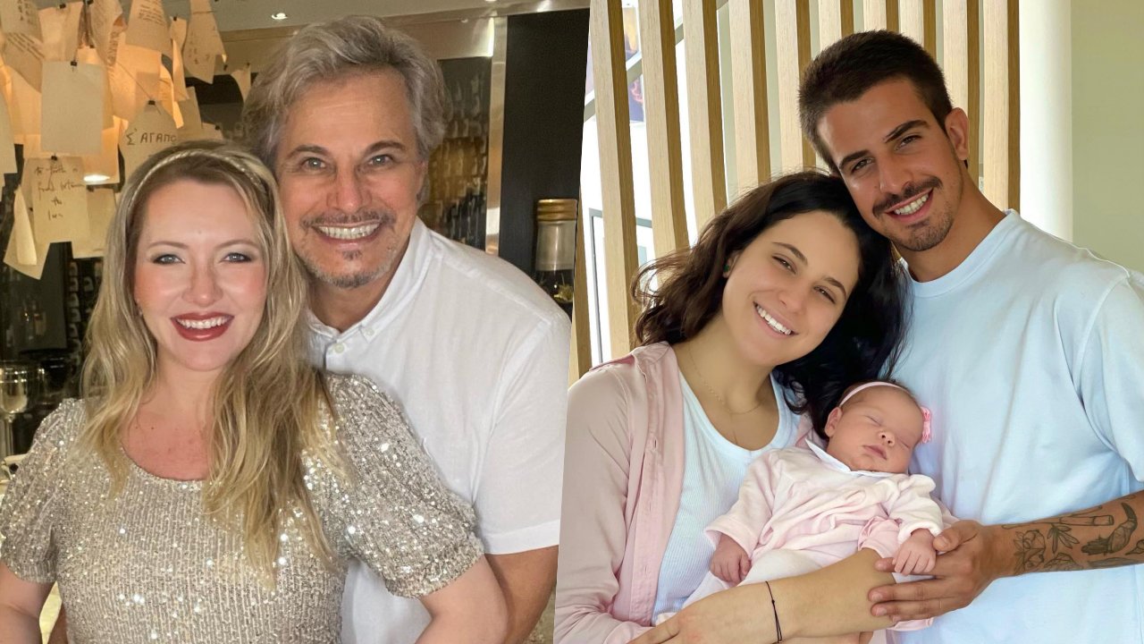 Edson Celulari publica primeiro encontro da filha recém-nascida com os irmãos: ”Abraço”