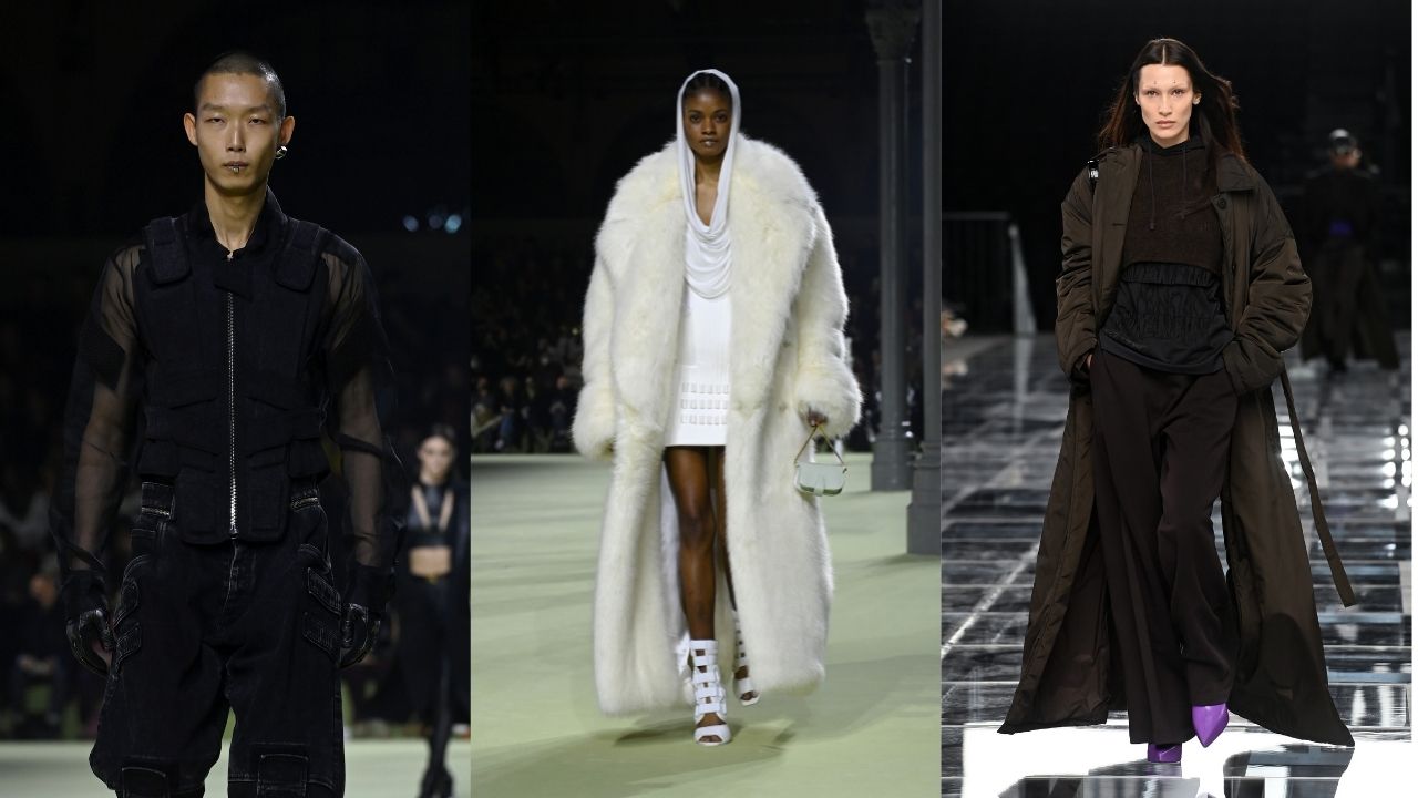 Transparência, oversized e recortes: As tendências de moda no Paris Fashion Week 2022