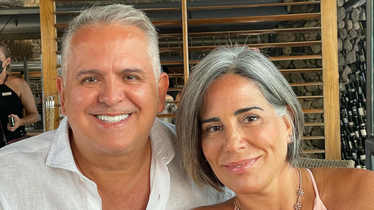 Gloria Pires resgata clique antigo com o marido, Orlando Morais: ”Direto do túnel do tempo”