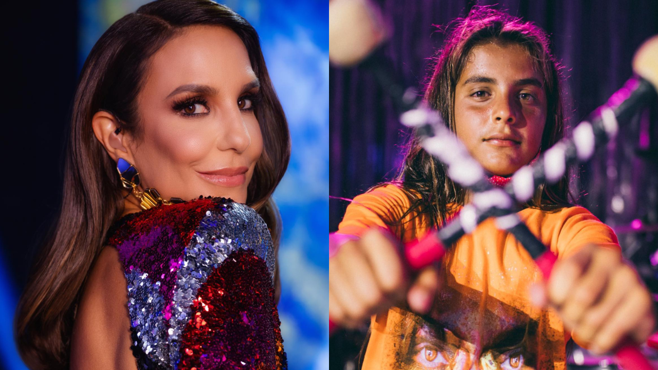 Ivete Sangalo se diverte na neve na companhia do filho, Marcelo: ”Meu parça”