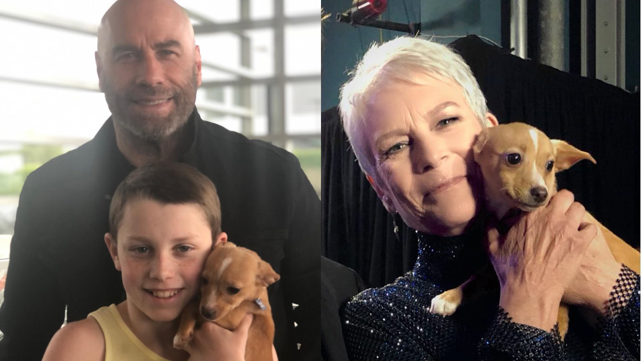 Filho de John Travolta adota cachorrinho de tributo para Betty White no Oscar