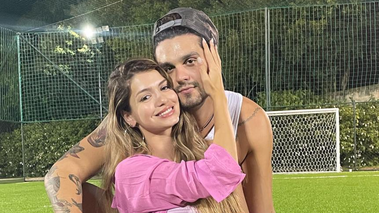 Izabela Cunha comemora o aniversário de Luan Santana e apresenta novo membro da família