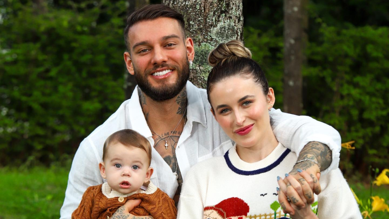 Lucas Lucco, Lorena Carvalho e o filho, Luca