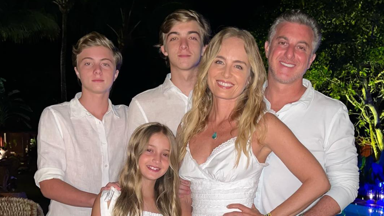 Luciano Huck grava reação da família com a notícia do seu contrato para o Domingão