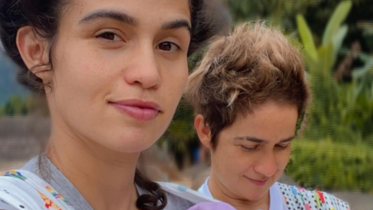 Nanda Costa registra filha tocando teclado com Lan Lanh e web se derrete: ”Fofura demais”