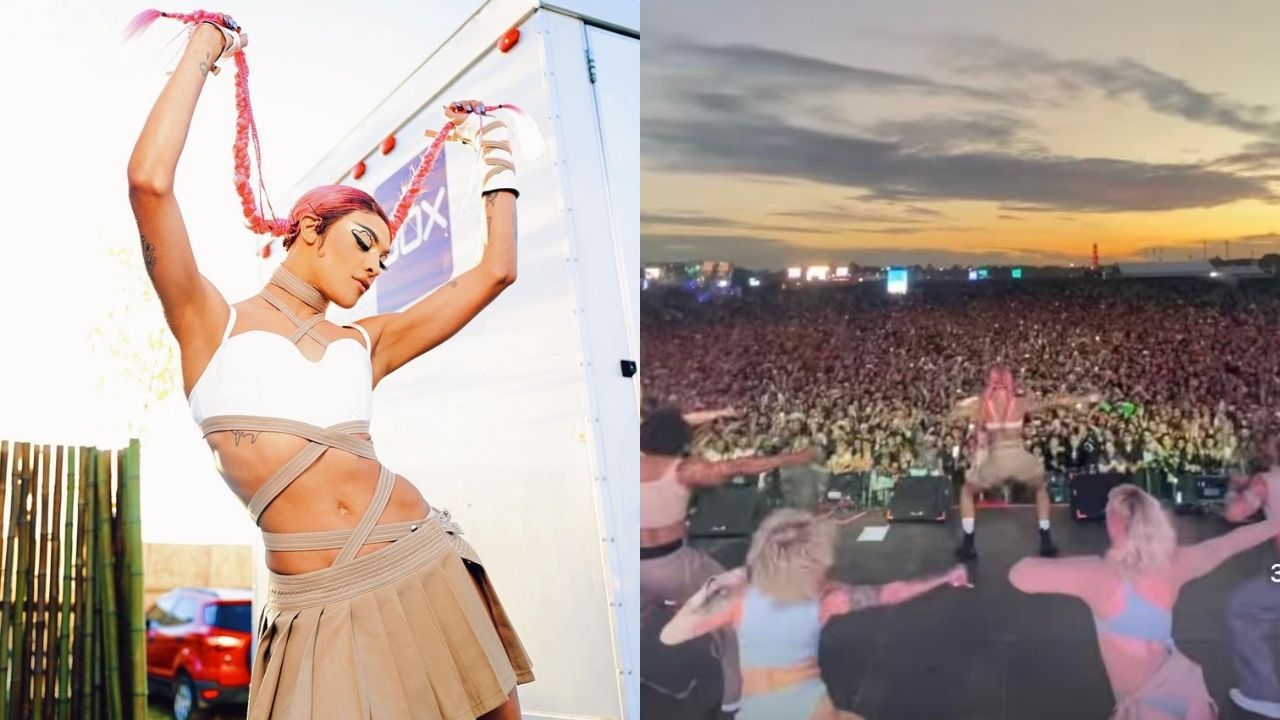 Pabllo Vittar brilha em apresentação no Lollapalooza Argentina