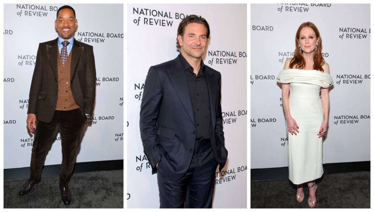 Will Smith, Bradley Cooper, Julianne Moore e outras estrelas do cinema marcam presença em premiação de Nova York