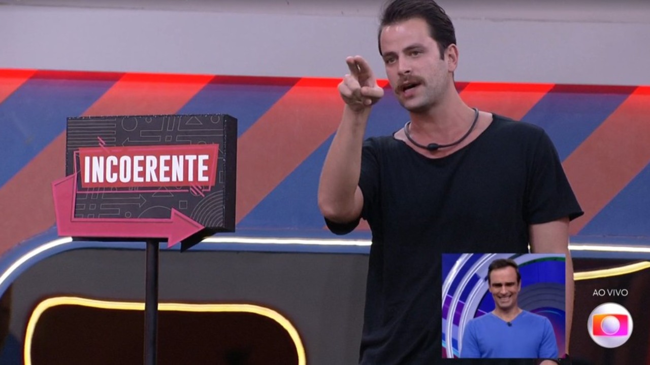 Reação de Tadeu Schmidt durante Jogo da Discórdia ao vivo diverte web